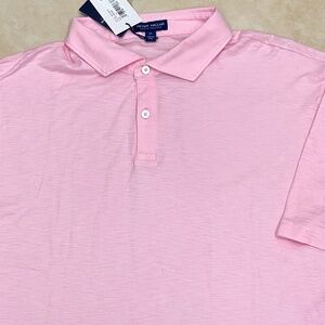 (Sold)Peter Millar Crown Crafted 100% Pima Cotton Golf Polo Shirt Mens Size XL